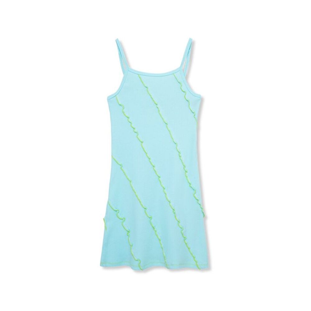 Truce Girls  Ribbed Tank Dress, Blue
